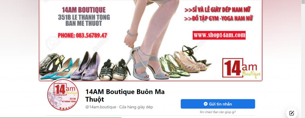 Địa chỉ mua bán giày dép online 